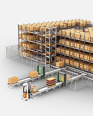 Funktionen des 2D-Palettenshuttle-Systems